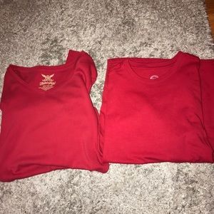 Red shirts